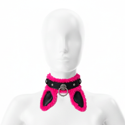 Laisse et collier Collection Lapin Velour