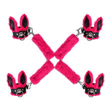 Attaches croisées et menottes Collection Lapin Velour
