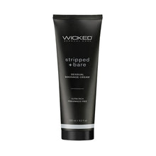 Crème de massage Wicked Stripped + Bare sans parfum 120mL