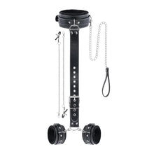 Ensemble de contrainte avec pinces à mamelons et laisse à chaîne