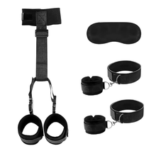 Sangles de positionnement et contrainte BDSM avec masque pour les yeux