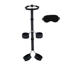 Sangles de positionnement BDSM avec masque et bâillon