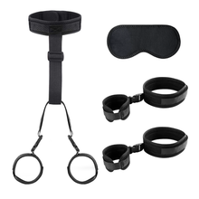 Sangles de positionnement BDSM modulables avec masque pour les yeux