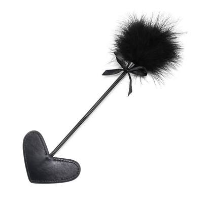 Cravache autoritaire à plume