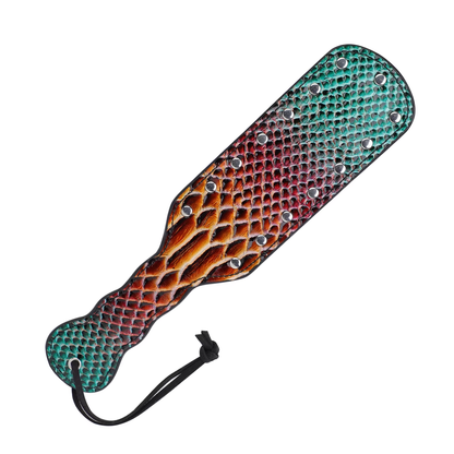 Crocodile-textured paddle