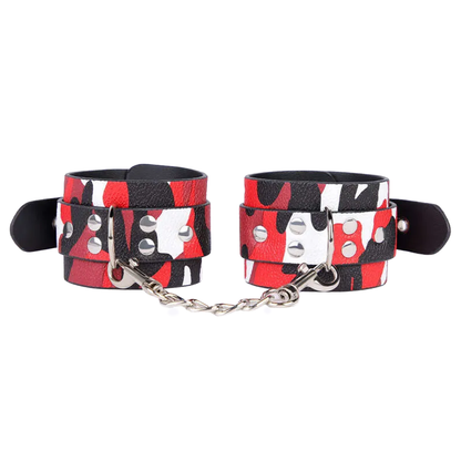 Camouflage print handcuffs