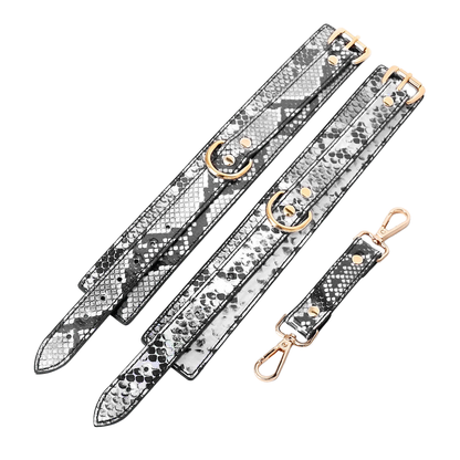 Snakeskin handcuffs