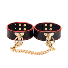 Genuine leather submission handcuffs