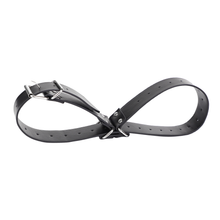Adjustable belt-style handcuffs