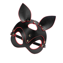 Mask with detachable cat ears