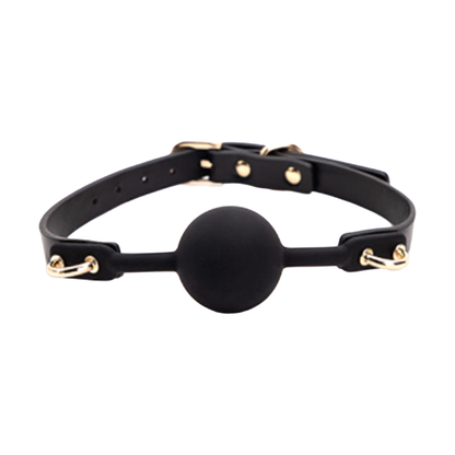 Baîllon à balle en silicone avec attaches