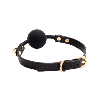 Baîllon à balle en silicone avec attaches