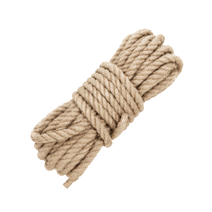 Natural fibers bondage rope