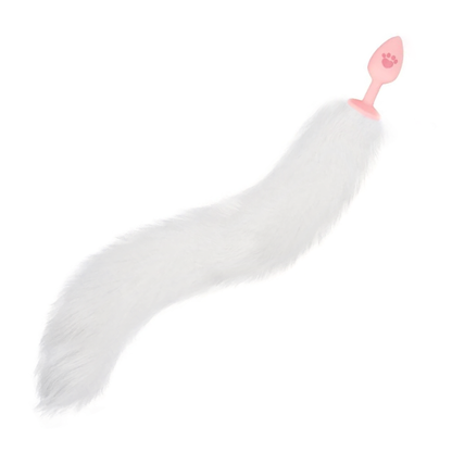 Plug anal en silicone queue de renard