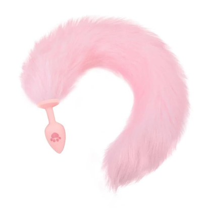 Plug anal en silicone queue de renard