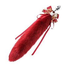 Plug anal queue de renard ornée kitsune