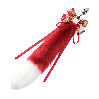 Plug anal queue de renard ornée kitsune