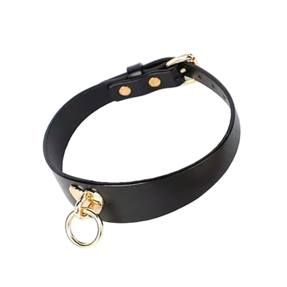 Collier de soumission orné coeur