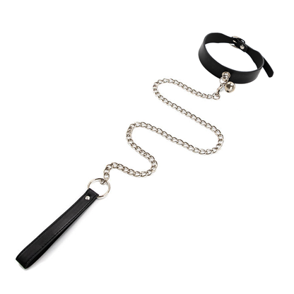 Collier de soumision à grelot et laisse