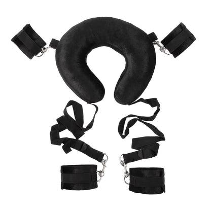 Sangles de positionnement avec oreiller et restrictions poignets/chevilles