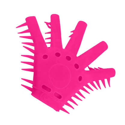 Silicone stimulation/masturbation glove