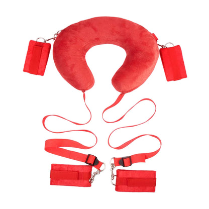 Sangles de positionnement avec oreiller et restrictions poignets/chevilles