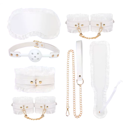 Ensemble soumission et séduction à dentelle