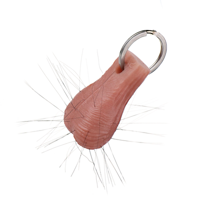 Porte-clés testicules poilues
