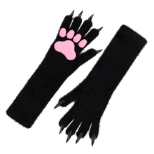 Long beast gloves with claws for furry cosplay games