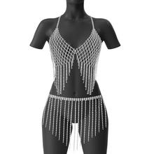 Ensemble chaînes scintillantes 2 pièces