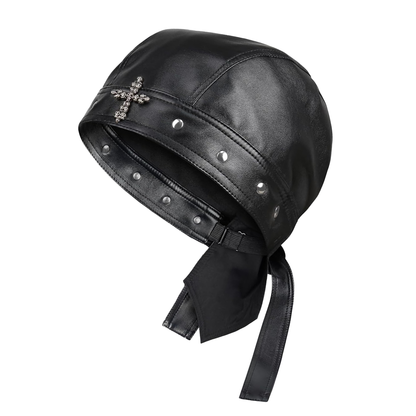 Chapeau fétiche style biker