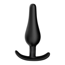 Plug anal effilé courbé en silicone