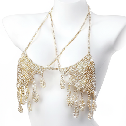 Ensemble 2 pièces étincellant effet gouttes