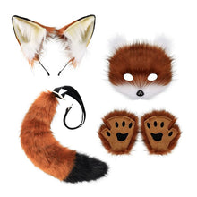 Costume roleplay Him&Her masque renard (4 pièces)