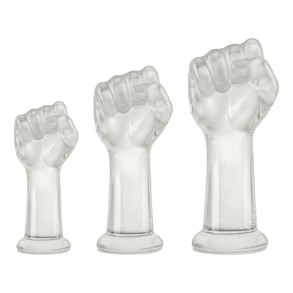 Plug anal poing en verre