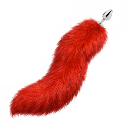 Plug anal métalique queue de renard