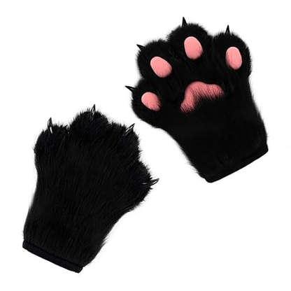 Paw gloves with claws for furry cosplay games