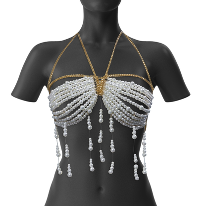 Bralette sensuelle perlée