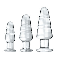 Plug anal conique en verre