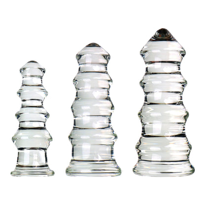 Plug anal à étages en verre