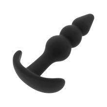 Plug anal perlé en silicone