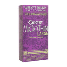Condoms Kimono MicroThin Large paquet de 12