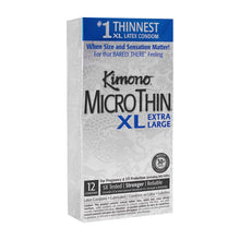 Condoms Kimono MicroThin Xtra Large paquet de 12