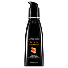 Lubrifiant aromatisé Wicked Aqua Sweet Peach 120mL
