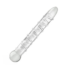 Gode à spirale en verre