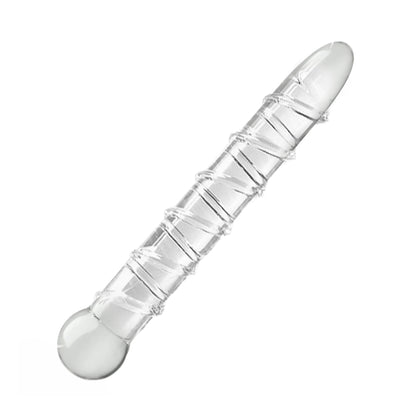 Gode à spirale en verre