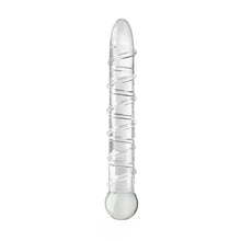 Gode à spirale en verre