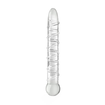 Gode à spirale en verre
