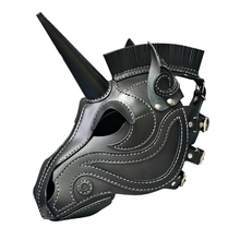 Masque fétiche BDSM licorne