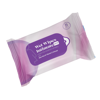 Lingettes intimes pour femme pH équilibré 3.5